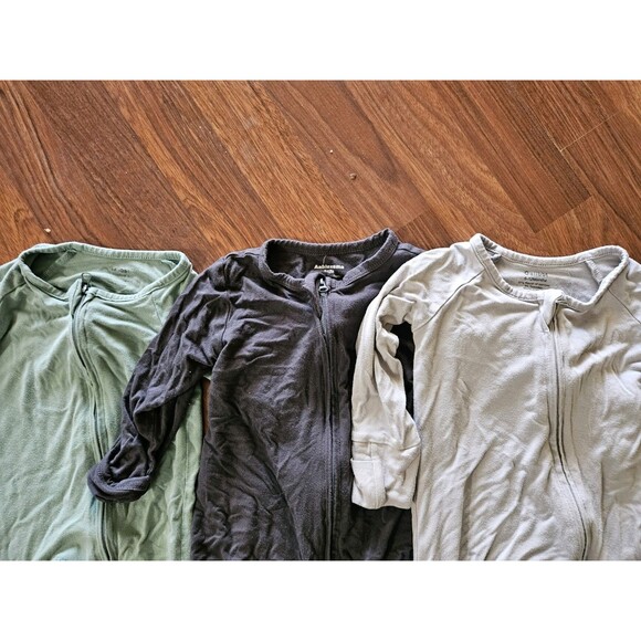 Bamboo 6-12m Footie Pj, Double Zipper, Silky Soft, Lot, Gender Neutral - Picture 4 of 4